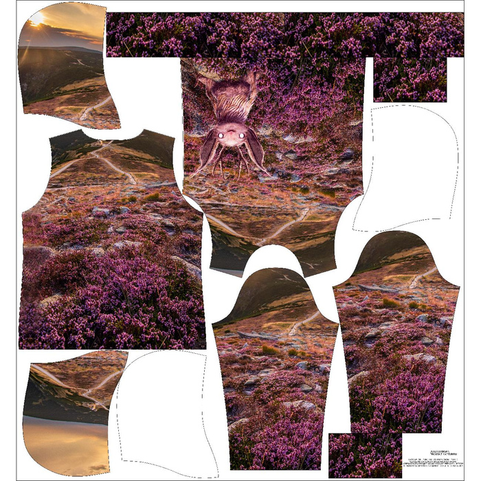 DÁMSKA MIKINA (POLA) CLASSIC S KAPUCÍ - WRZEŚNIK BESTIE - Sada šití M