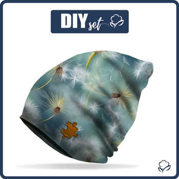 "Beanie" cap - WATERCOLOR DANDELION PAT. 2 51-53