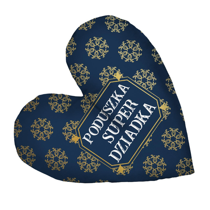 DECORATIVE PILLOW HEART - PODUSZKA SUPER DZIADKA