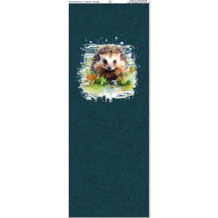 WORKOPLECAK - WATERCOLOR HEDGEHOG - mały