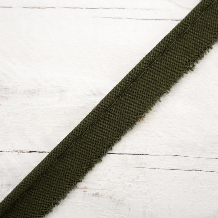 Paspelband Baumwolle Breite - khaki