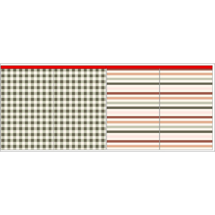 Gift pouches - STRIPES / CHECK - BIG