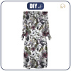 KLEID "CARMEN" - PARADIESBLUMEN - Krepp XL