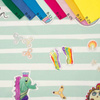 CHILDREN MIX / stripes white-mint - single jersey TE210