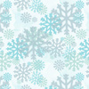 SNOWFLAKES pat. 4 (WINTER IN THE CITY) - single jersey with elastane 
