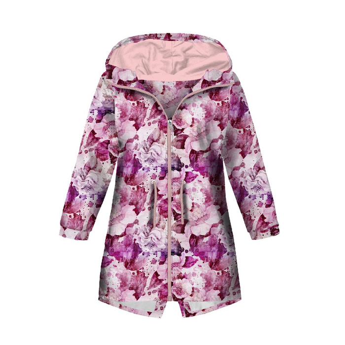 KIDS PARKA (ARIEL) - PINK PARADISE PAT. 2 - softshell (86/92)