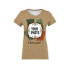 DAMEN T-SHIRT - I LOVE YOU MS. 4 - MIT IHREM EIGENEN FOTO - Nähset