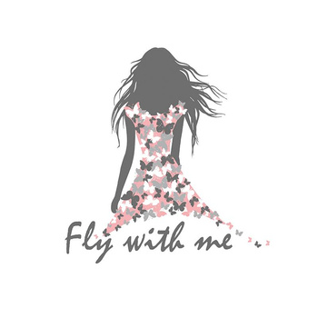 FLY WITH ME PANEL - single jersey with elastane TE210