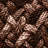 RATTAN / Mocha Mousse  - looped knit fabric