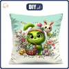 PILLOW 45X45 - FUNNY EASTER pat.2 PRANKSTER - Cotton woven fabric - sewing set