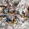Butterfly & Flowers wz.13 - Mušelín bavlněný