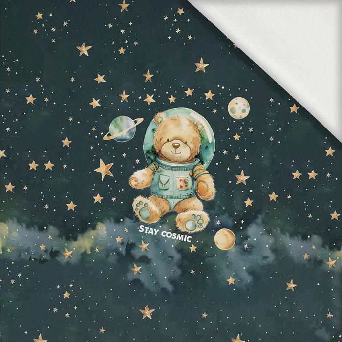 WATERCOLOR WONDERS WZ. 7 -  PANEL (60cm x 50cm) looped knit fabric with elastane ITY