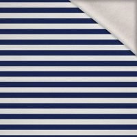 NAUTICAL STRIPES - brushed knitwear with elastane ITY