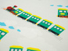 LOCOMOTIVES / green - looped knit