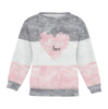 DRES DZIECIĘCY (MILAN) - ALL YOU NEED IS LOVE / pasy - zestaw do uszycia (134/140)