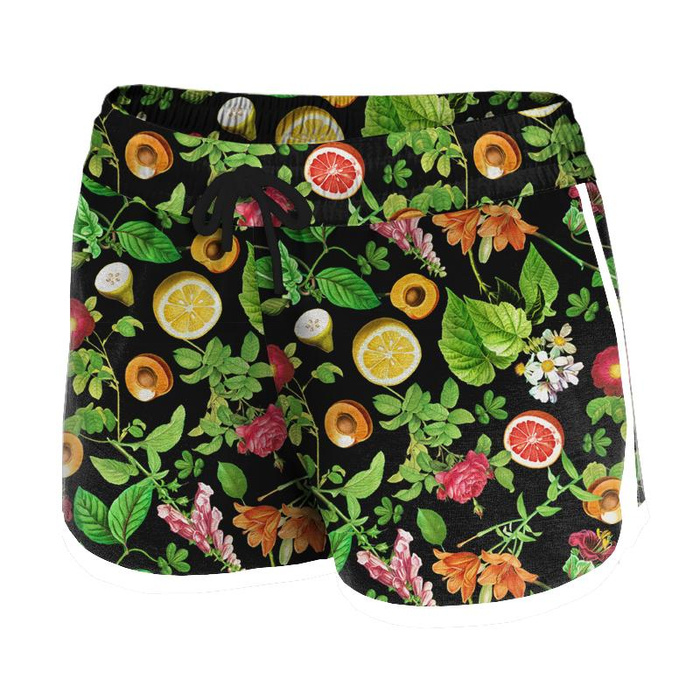 Damen Badeshorts - PARADIESFRÜCHTE ms. 2 (PARADIESGARTEN) S
