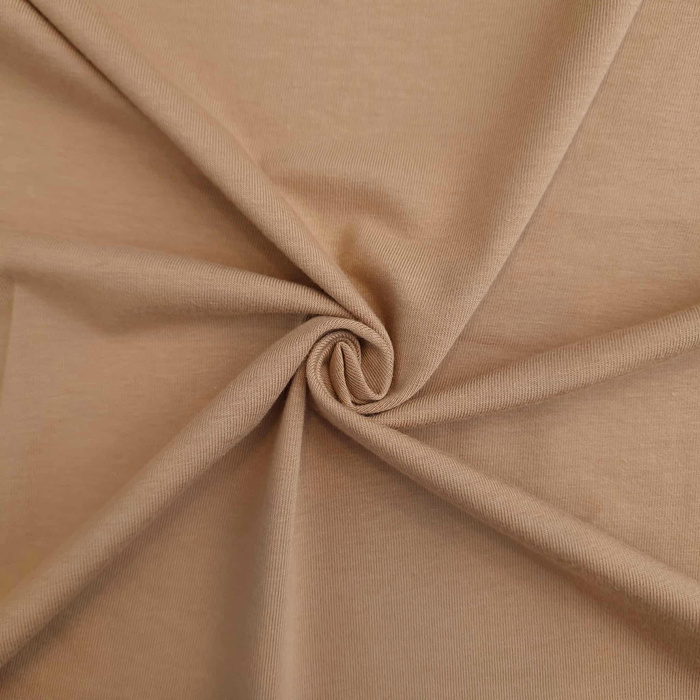 Single jersey mit elastan TE210 - CAMEL (D-212)