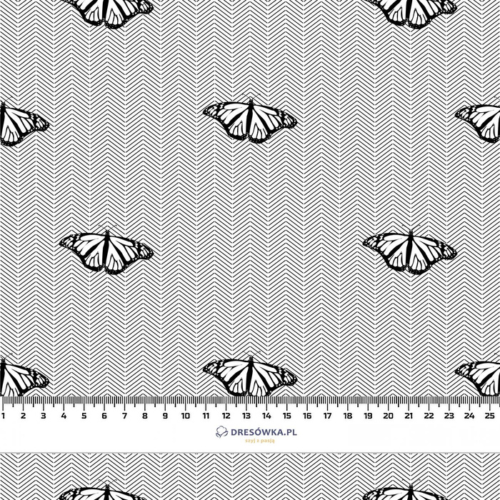 MOTHS / NIGHT CALL / white - brushed knitwear with elastane ITY