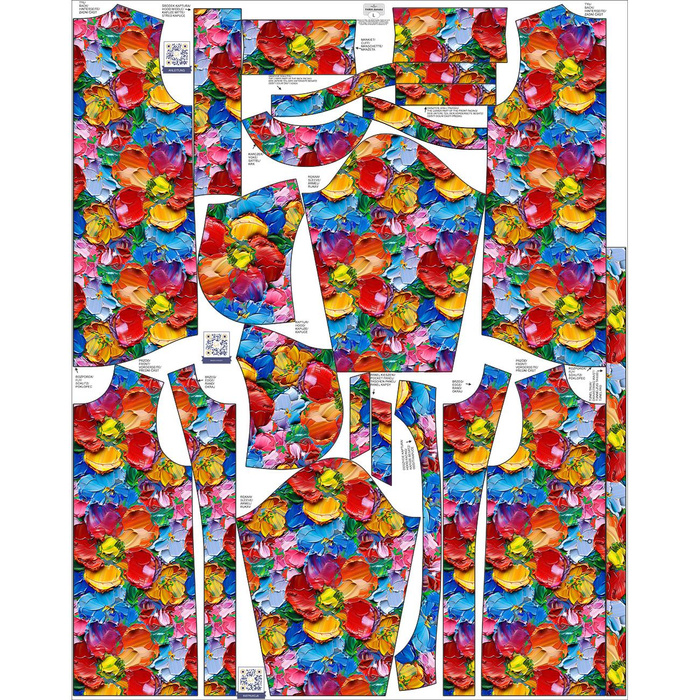 DÁMSKÁ BUNDA PARKA (ANNA) - ABSTRACTION wz.15 - softshell