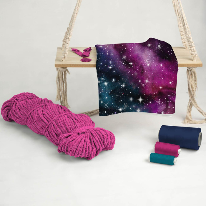 WATERCOLOR GALAXY PAT. 8 - Nylon fabric Pumi