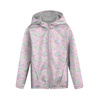KINDERJACKE DINO "ZOE" (122/128) - EINHÖRNER UND BLUMEN m. 2 (WUNDERLAND) - Nähset