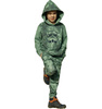 KINDER HOODIE (ALEX) - PIXEL MS.2 / grün - Sommersweat (158/164)