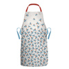 APRON - BLUE LEAVES pat. 2