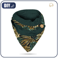BUTTON SCARF - monstera wz.7 - sewing set