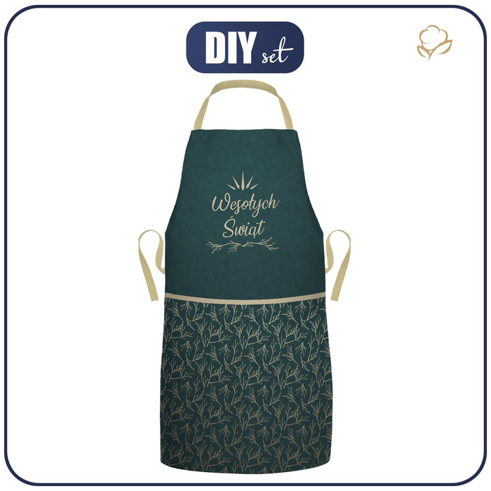 CHRISTMAS APRON - WESOŁYCH ŚWIĄT / CHRISTMAS TWIGS