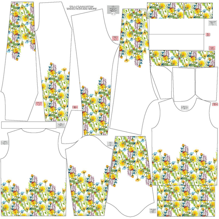 DĚTSKÉ TEPLÁKY (MILAN) - BERUŠKY NA LOUCE (NA LOUCE) - teplákovina (134-140)
