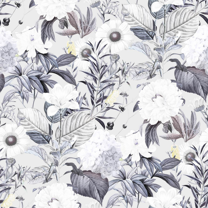 LUXE BLOSSOM pat. 1 - single jersey with elastane 