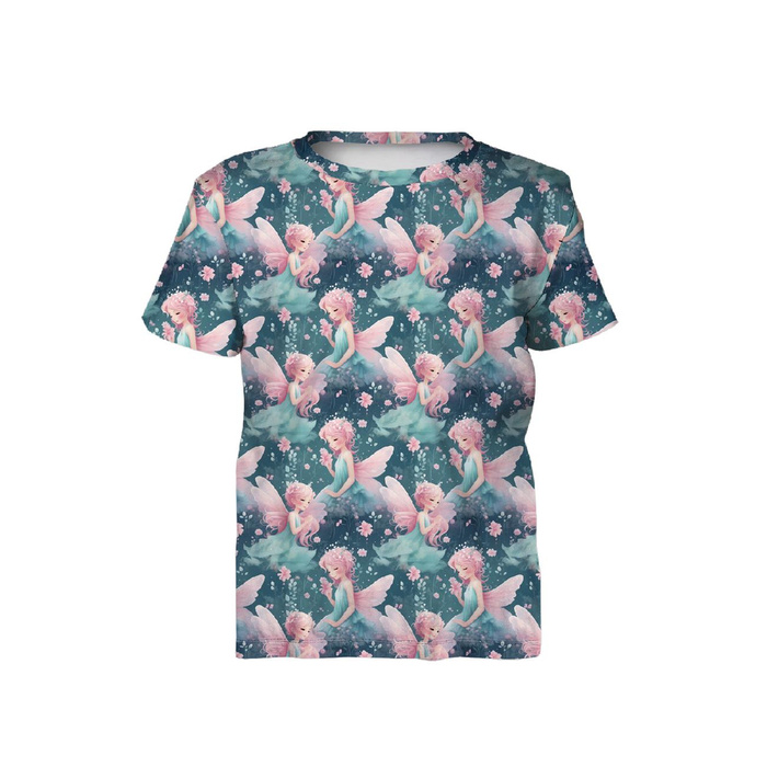 FAIRY WORLD wz.10 (SMARAGD)- Slub Weave