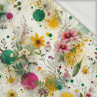 FLORAL REVERIE WZ. 1 - dresówka pętelkowa