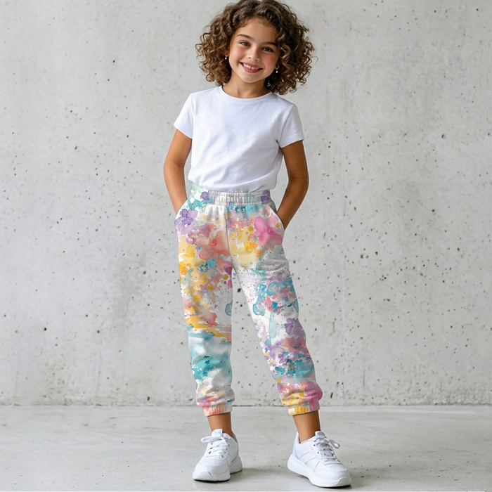 COLORFUL BLOTS - Welur tapicerski