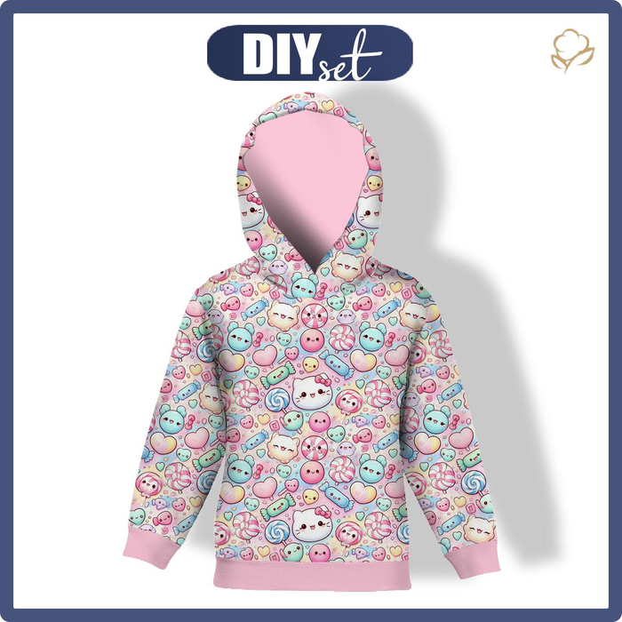KINDER HOODIE (ALEX) - SWEETS MS.12 - Sommersweat (146/152)