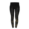 SPORTLEGGINGS - GOLDENE PUNKTE / schwarz - Nähset - S