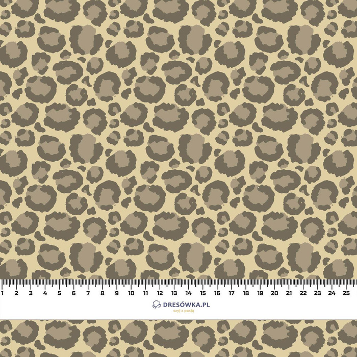 LEOPARD / beige (SAFARI) - softshell