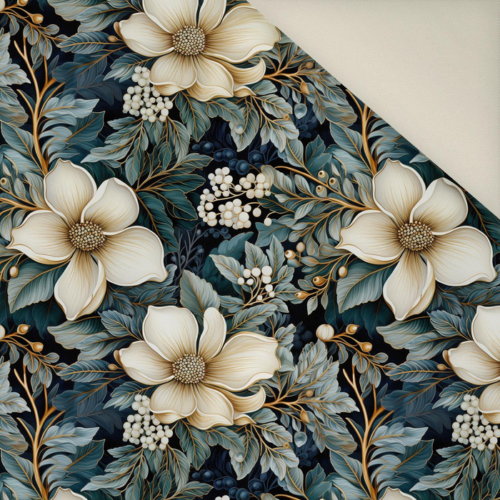 WINTER FLOWERS WZ.9- Polster- Velours