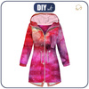 DÁMSKÁ BUNDA PARKA (ANNA) - Akvarelová galaxie Vz. 6 - softshell L