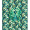 Stained Glass Day wz. 35 - panel (60cm x 50cm) dzianina pętelkowa