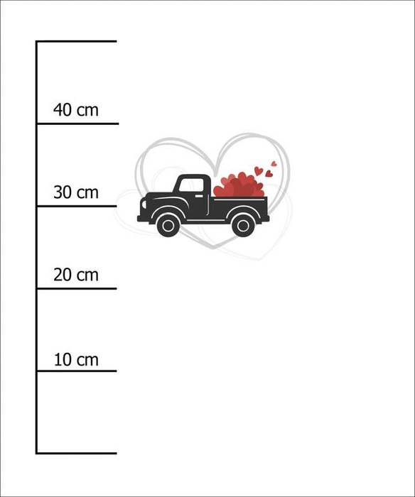 VALENTÝNSKÝ VŮZ (HAPPY VALENTINE’S DAY) - panel 50cm x 60cm