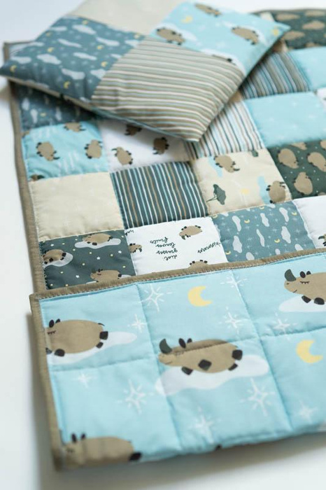 PATCHWORK BLANKET - RHINOS