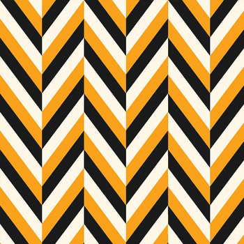 HALLOWEEN HERRINGBONE / pumpkin