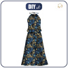 SUKIENKA "DALIA" MAXI - GOLD LEOPARD - zestaw do uszycia L-XL