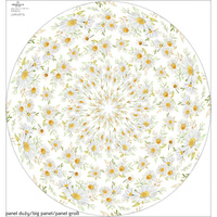 PASTEL DAISIES PAT. 1 -  big circle skirt panel