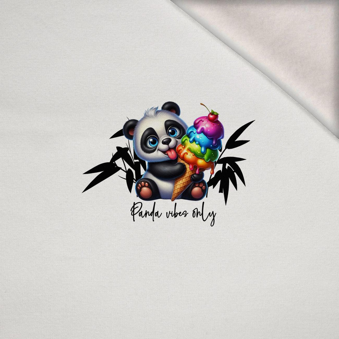 CUTE ANIMALS wz.5 - panel (60cm x 50cm) teplákovina počesaná s elastanem ITY