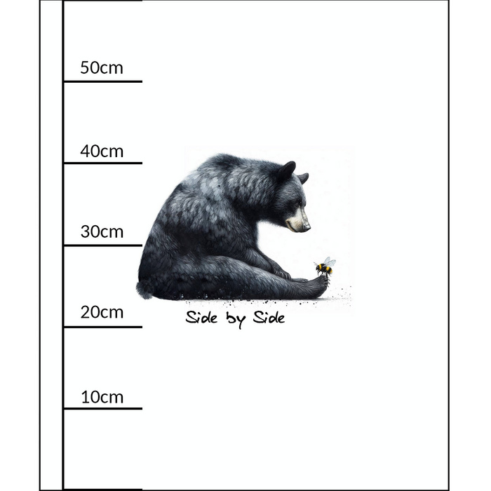 BEAR WZ. 3 - panel (60cm x 50cm) Waterproof woven fabric