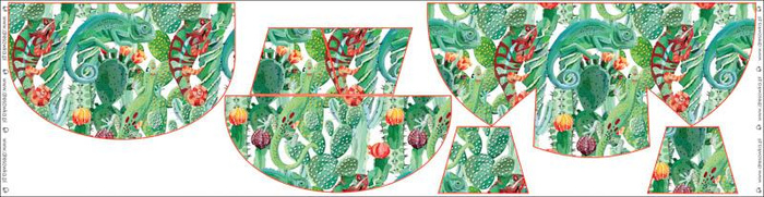 HIP BAG - CHAMELEONS / Choice of sizes