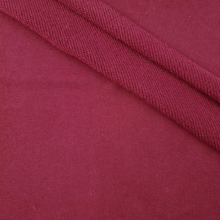 French terry TWILL / HEAVY 450g - maroon-m-31