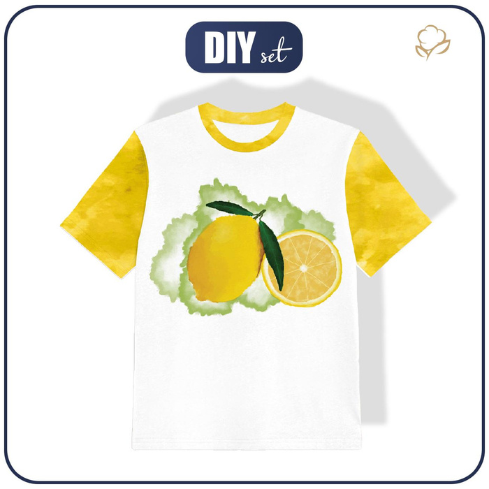KID’S T-SHIRT - LEMON - Single Jersey (104/110)